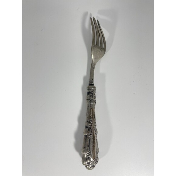 1847 Rogers Bros A1 Dinner Fork 8" Antique Vintage Silverplate Ornate Victorian - Picture 8 of 9